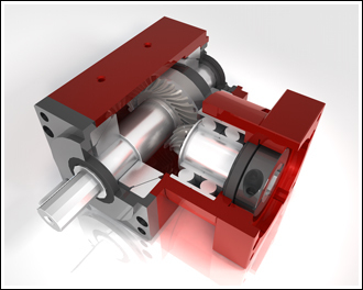 R series right angle gear box